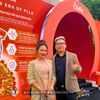 Trang trí trọn gói ngoài trời mẫu 591 - Cổng Vòm gỗ & Chữ 3D hộp đèn