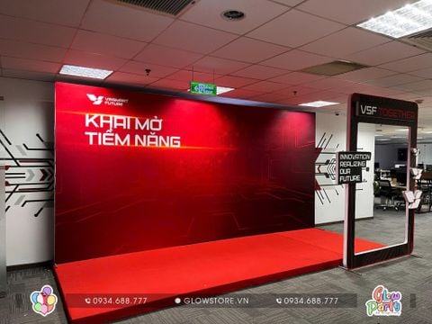 Backdrop 5m x 2m5 - Sự kiện doanh nghiệp Vinsmart 