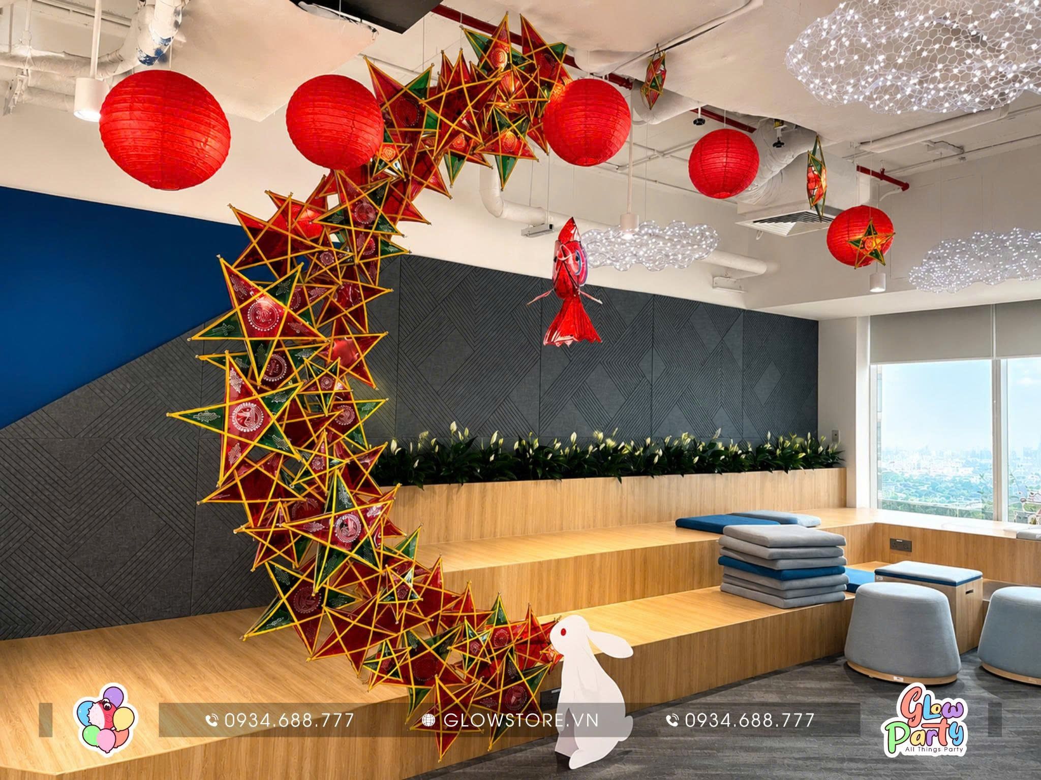 Trang trí trọn gói Background Trung Thu mẫu 593