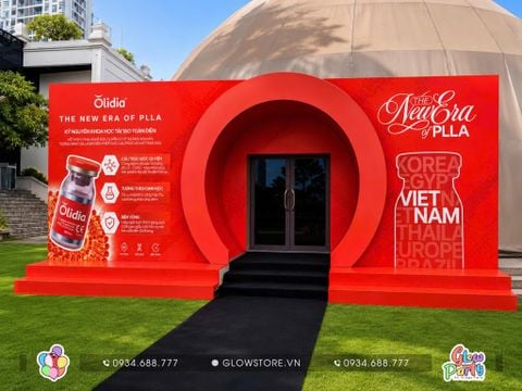 Cổng Chào Sự Kiện Doanh Nghiệp Chuyên Nghiệp - Cổng Vòm MDF Phủ Artwork 3D