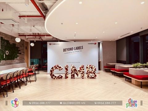 Trang Trí Backdrop và mô hình Chữ 3D Hoa lụa 