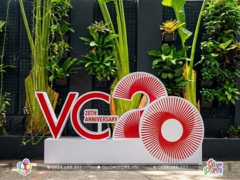 Sản phẩm Chữ mô hình khối 3D sân khấu - Hệ gắn kèm bục đôn mẫu 582 
