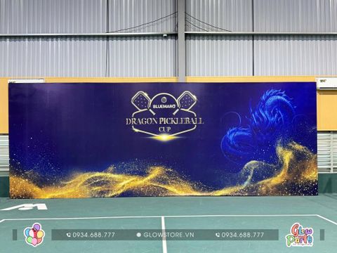  Trang trí trọn gói Background mẫu 603 - Backdrop Hiflex 8m x 3m sự kiện doanh nghiệp 