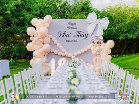 Combo 6 Cụm Hoa Nến Trang Trí Bàn Tiệc – Giải Pháp Decor Bàn Dài 