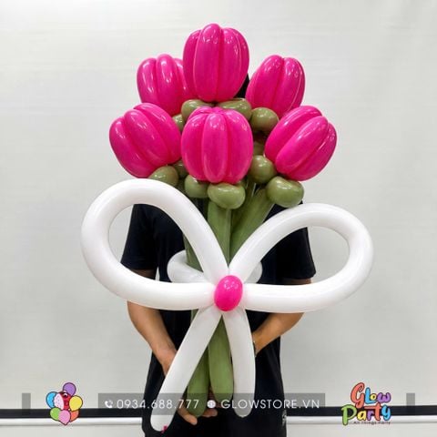 Bó hoa bong bóng quà tặng - Balloon Flower Bouquet - 7 