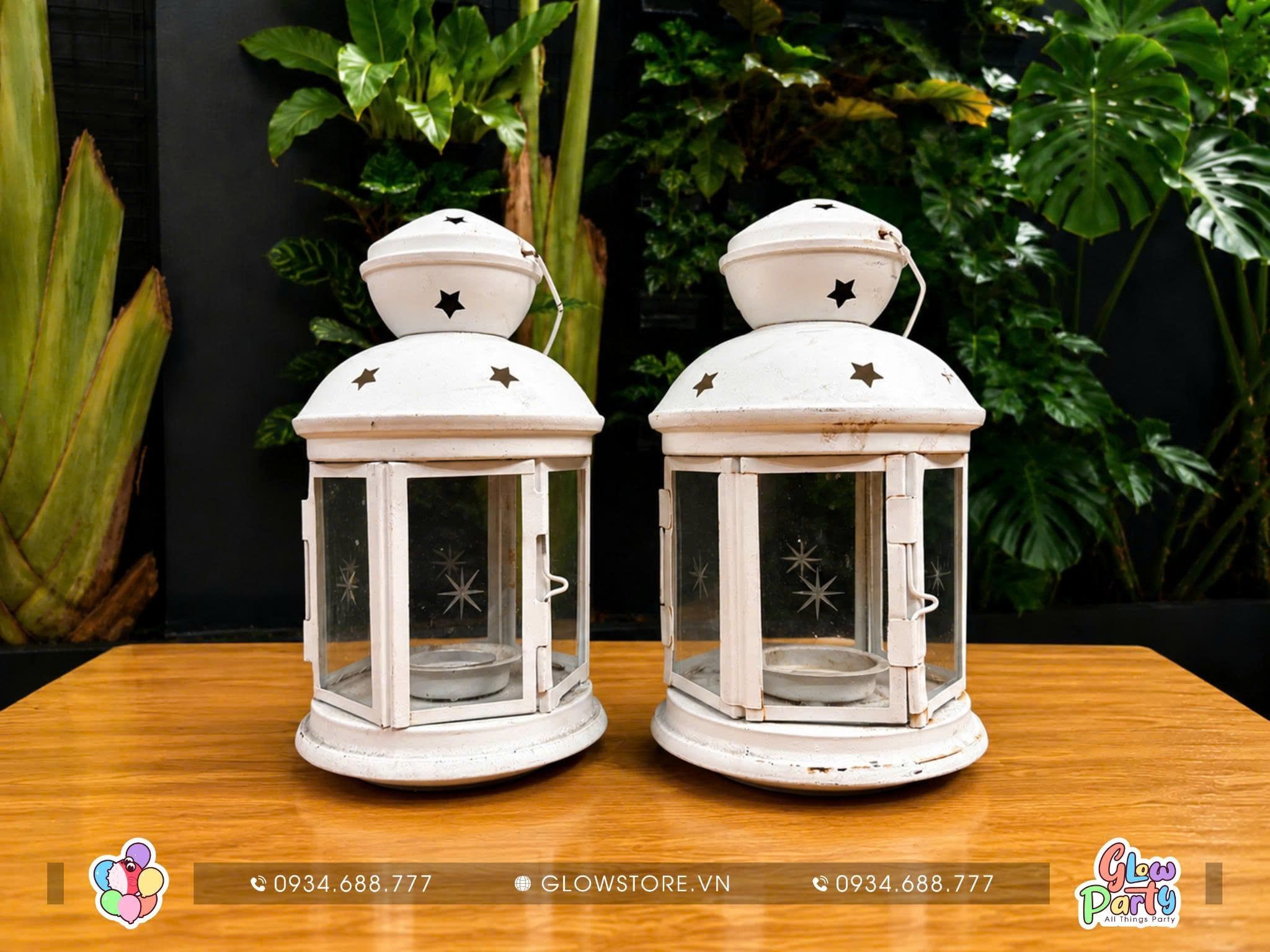 Thuê Cặp đèn bão Trắng