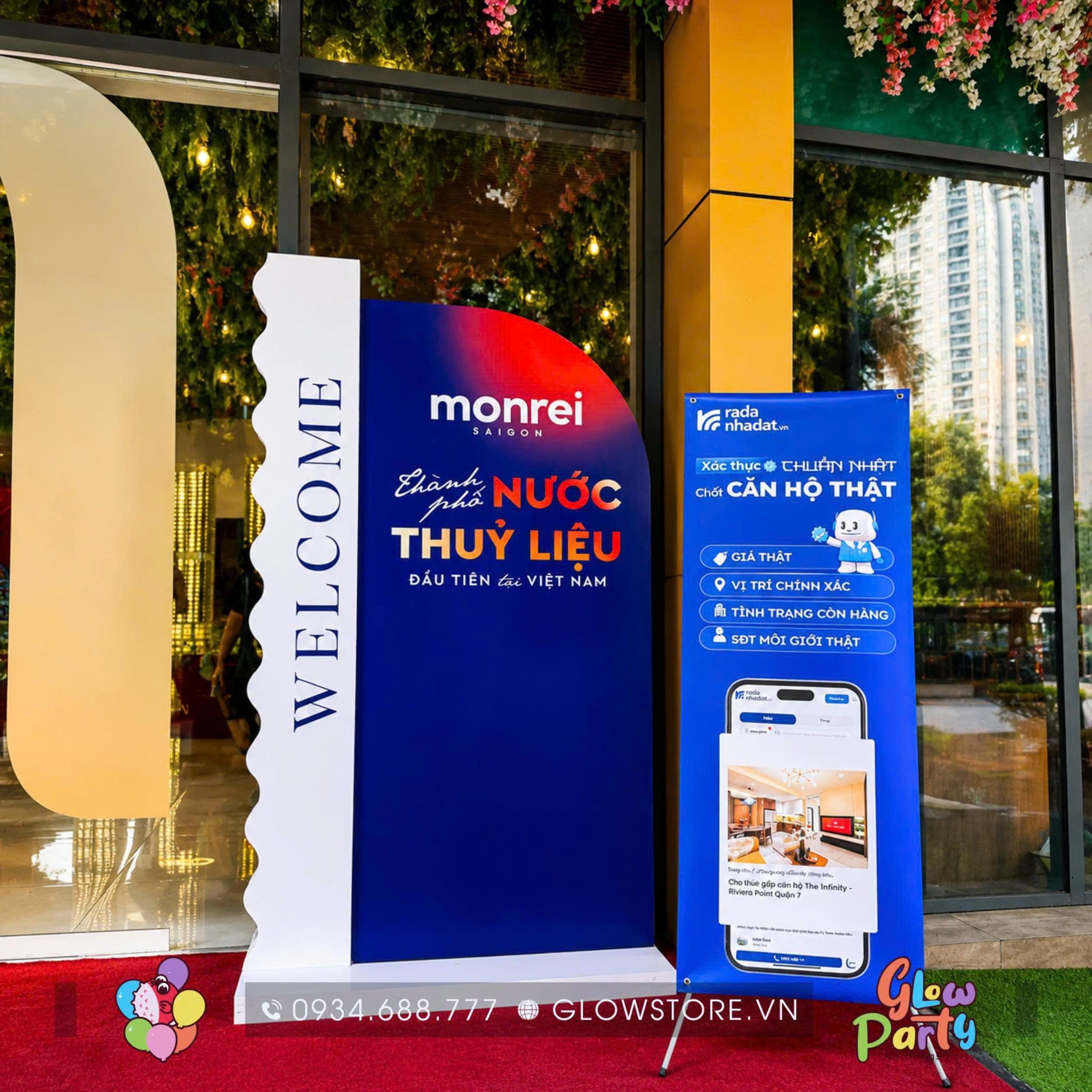 Gói Tiểu cảnh welcome stand mẫu 600