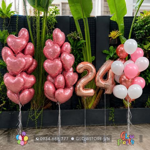 bóng chụp studio, chụp hình, sinh nhật, bất ngờ , cầu hôn, bất ngờ, kỷ niệm, bóng bay, khí heli, bóng số, bóng trái tim