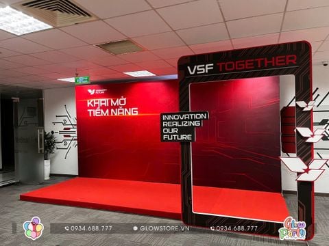 Backdrop 5m x 2m5 - Sự kiện doanh nghiệp Vinsmart