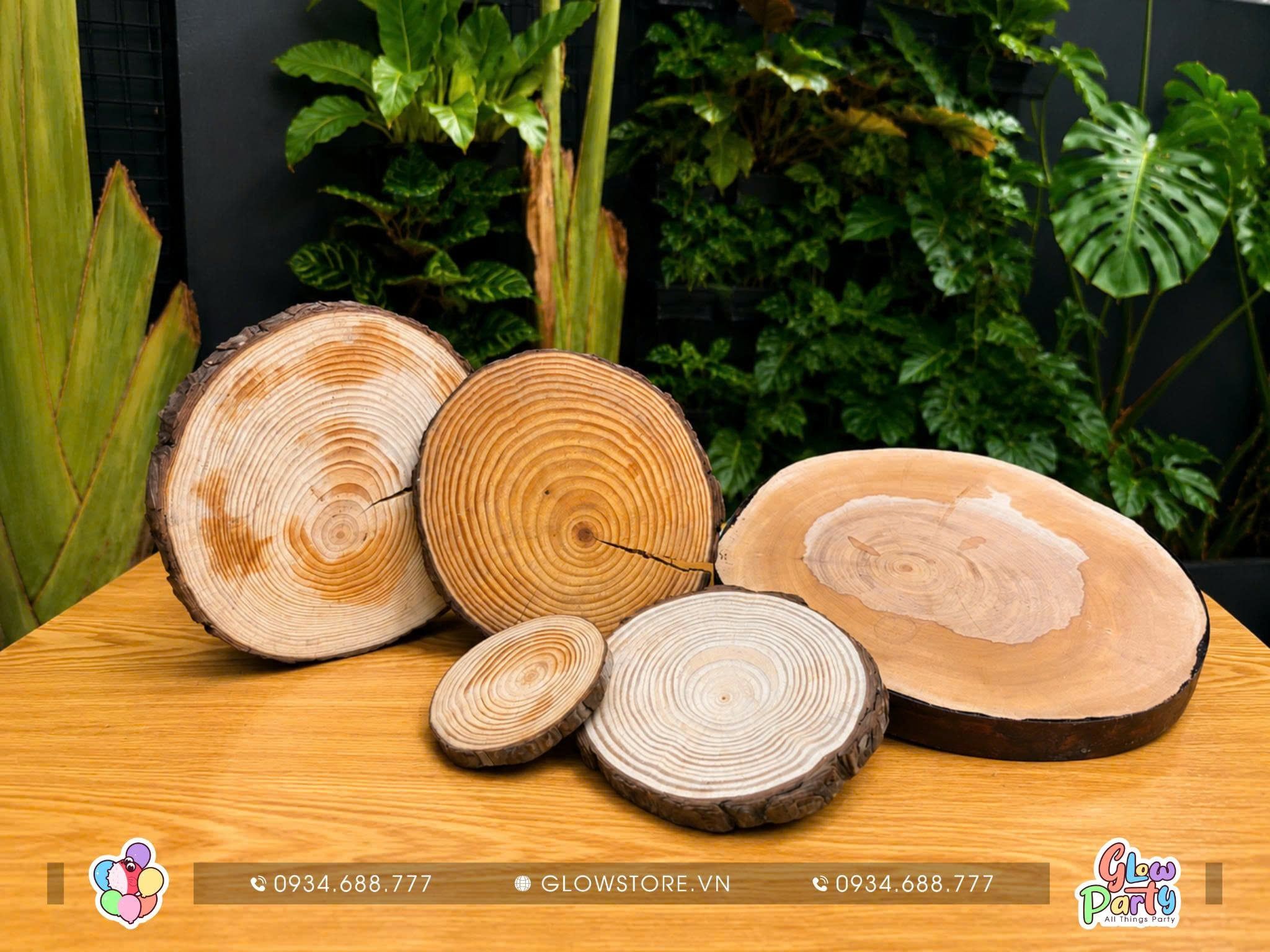 Thuê Bộ lót gỗ 5 Món Decor