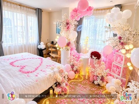 Trang trí cầu hôn trọn gói theo yêu cầu