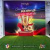 Trang trí trọn gói Background mẫu 576 - Backrop Ốp Nổi 3D Đi Đèn LED chủ đề World Cup