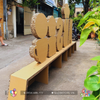 Bộ chữ mô hình 3D sân khấu Carton - Hệ gắn bục