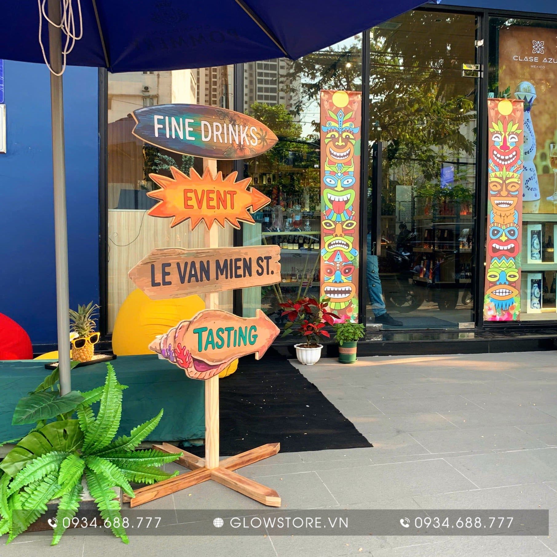Gói Tiểu cảnh Welcome gỗ và Banner mẫu 523