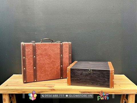 Thuê Combo 2 Vali Harry Potter nâu Vintage