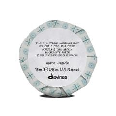 Sáp vuốt tóc Davines This is a Strong Moulding Clay tạo hình cho kiểu tóc cứng mờ - 75 ml