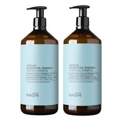 Combo Gội/Xả chống rụng tóc Nashi Argan Essential Energy (2 kích thước)