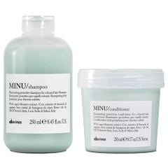 Combo Gội/Xả Davines MINU dành cho tóc nhuộm (2 kích thước)