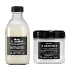 Combo Gội/Xả Davines OI mềm mượt cho mọi loại tóc (2 kích thước)