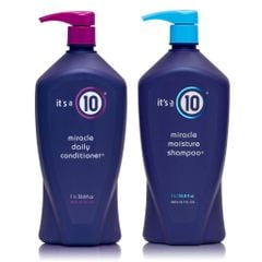 Combo Gội/Xả nuôi dưỡng tóc hàng ngày It's a 10 Miracle (2 kích thước)