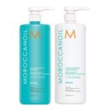 Combo Gội/Xả Phục Hồi Dưỡng Ẩm Moroccanoil Moisture Repair Shampoo - 500 ml