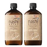 Combo Gội/Xả phục hồi hư tổn Nashi Argan - 500 ml