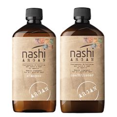 Combo Gội/Xả phục hồi hư tổn Nashi Argan (3 kích thước)