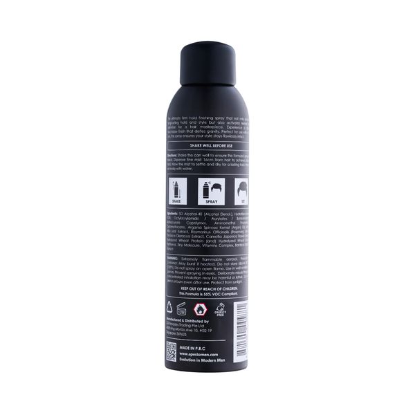 Gôm xịt tóc Apestomen ANTI GRAVITY EXTREME HOLD Spray - 350 ml