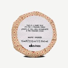 Sáp vuốt tóc Davines This is a Shine Wax tạo bóng cho kiểu tóc bóng mượt - 75 ml