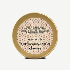 Sáp vuốt tóc Davines This is a Shine Wax tạo bóng cho kiểu tóc bóng mượt - 75 ml