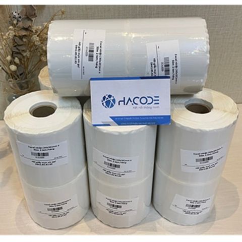  Decal nhiệt (40x20)mm x 50m – 2 tem/hàng 
