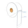 Decal giấy (50x100)mm x 50m