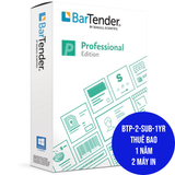 Phần mềm thiết kế tem nhãn Bartender Professional BTP-2-SUB-1YR