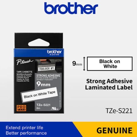 Nhãn in Brother TZE-S221