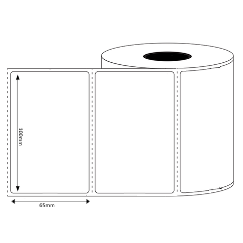 Decal nhiệt (100x65)mm x 50m