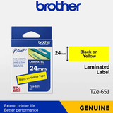 Nhãn in Brother TZe-651