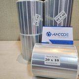 Decal xi bạc (20x10)mm x 50m (5 tem 1 hàng)