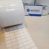 Giấy decal (13x8)mm x 50m – 5 tem 1 hàng