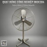  Quạt đứng công nghiệp inox 304 chống ăn mòn 