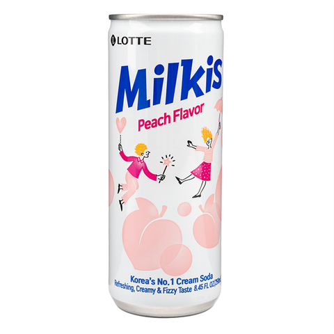  NƯỚC CÓ GAS MILKIS VỊ SỮA CHUA ĐÀO 250ML 