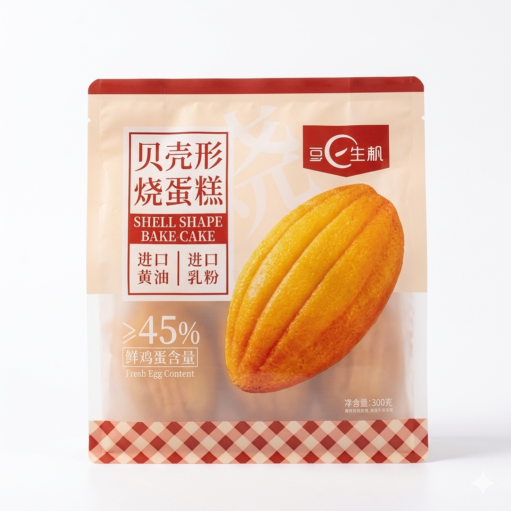  BÁNH BÔNG LAN HÌNH VỎ SÒ DAILY VITALITY 300G 