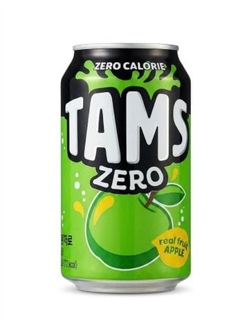  NƯỚC CÓ GAS TAMS ZERO HƯƠNG TÁO 355ML 