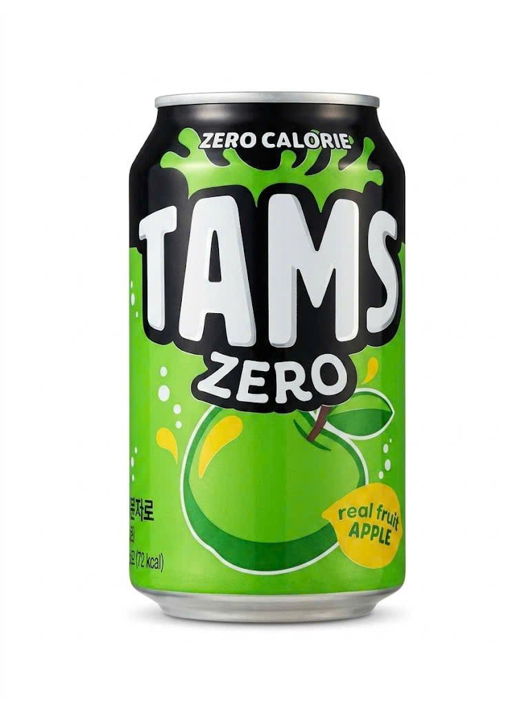  NƯỚC CÓ GAS TAMS ZERO HƯƠNG TÁO 355ML 