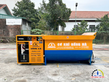 Máy trộn bê tông bồn ngang Hồng Hà 3,5m³