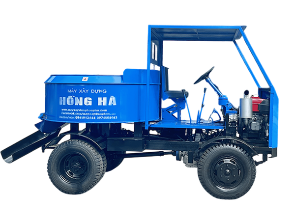 Máy trộn bê tông tự hành 6 bao 1 cầu Hồng Hà