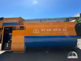 Máy trộn bê tông bồn ngang Hồng Hà 5 m3