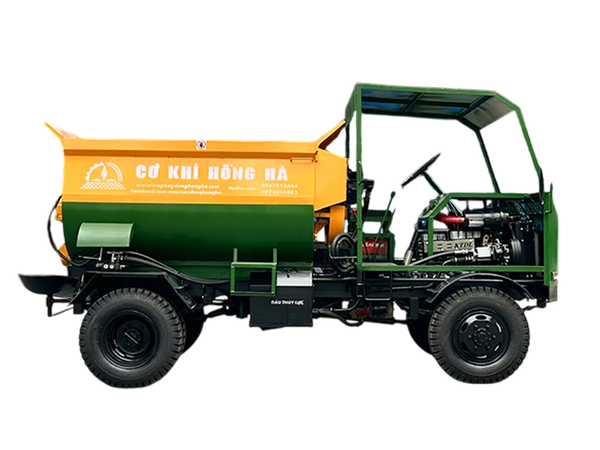 Máy trộn bê tông tự hành bồn ngang 15 bao Hồng Hà