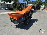 Bơm bê tông Điện Mini Hồng Hà