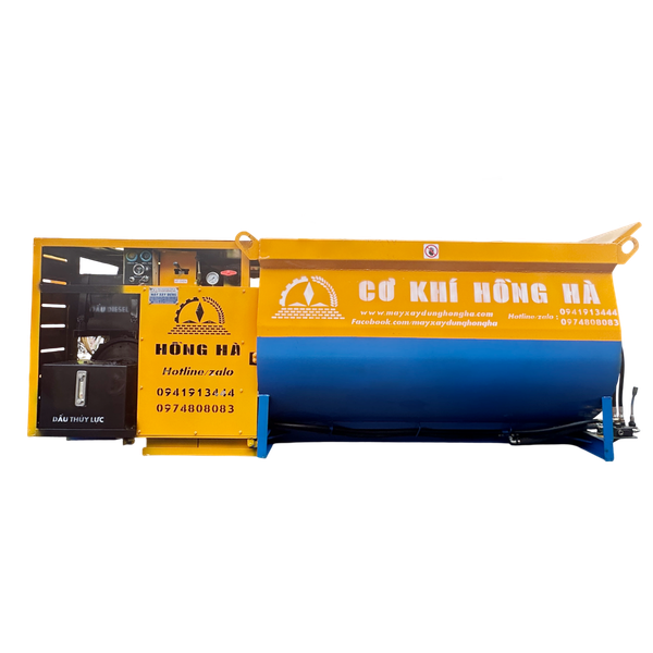 Máy trộn bê tông bồn ngang Hồng Hà 2 m3