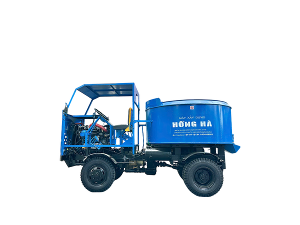 Máy trộn bê tông tự hành 15 bao 2 cầu Hồng Hà
